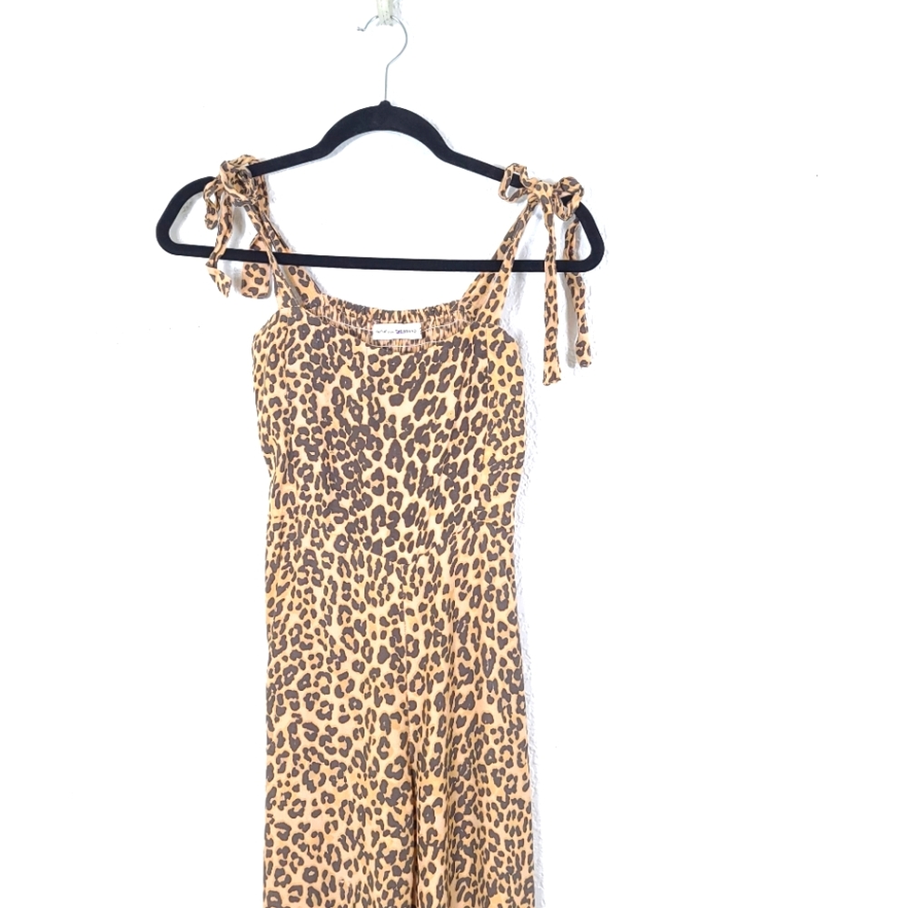 FAITHFULL THE BRAND Elsa Leopard Animal Print Jumpsuit - Picture 4 of 14